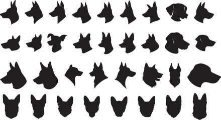 Dog Head Vector Logo