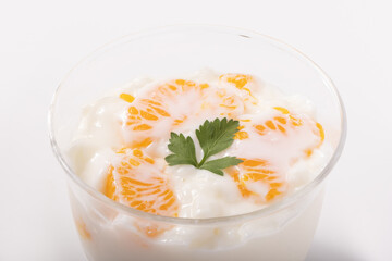 みかん　ミルクゼリー　［北海道産　牛乳］