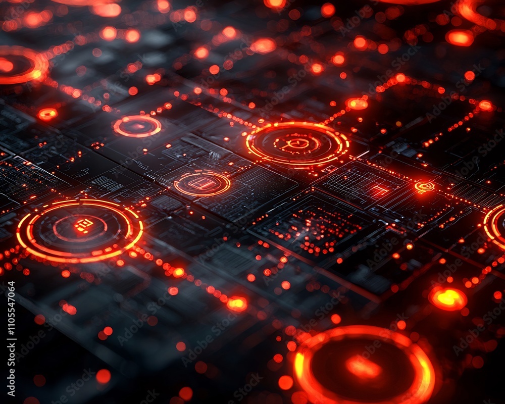 Poster illuminating the supply chain visualizing ai driven analytics and logistics optimization