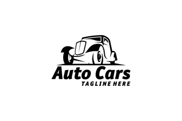 Classic Auto Car Vehicle Logo Design Silhoutte Inspiration