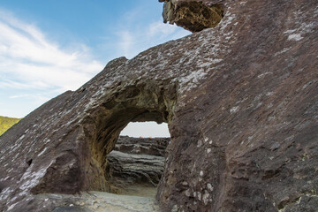 鬼ヶ城の自然アーチ
