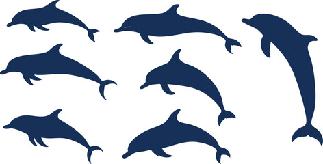 Dolphin Outline Silhouette