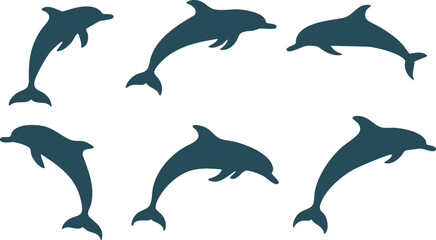 Dolphin Vector Silhouette