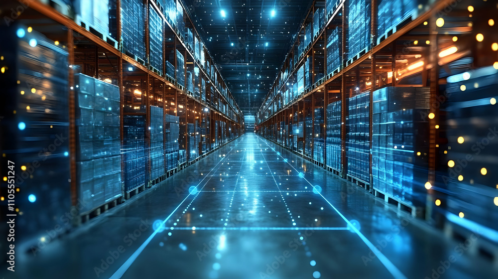 Poster smart warehouse: digital inventory management system with advanced automation