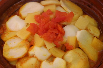 Moroccan Tajine with Potatoes