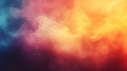 Vibrant Hues: Abstract Color Swirls & Cosmic Dust