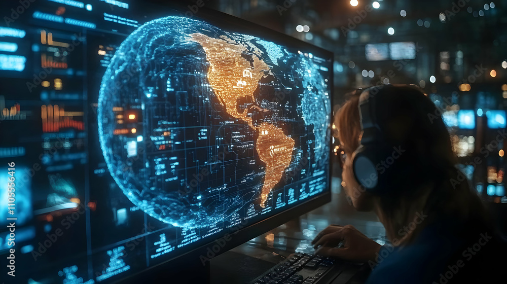 Poster global network: monitoring data streams in real-time