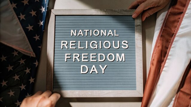 National religious freedom day celebration design for awareness campaigns