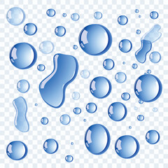 vitamin and minerals vector illustration with water drops