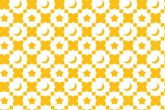 Seamless geometric pattern in authentic arabian style. Vector illustration