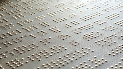 Celebrating world braille day with tactile text design for accessibility awareness