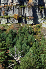 Black lagoon natural park in Soria, Castilla y León, Spain