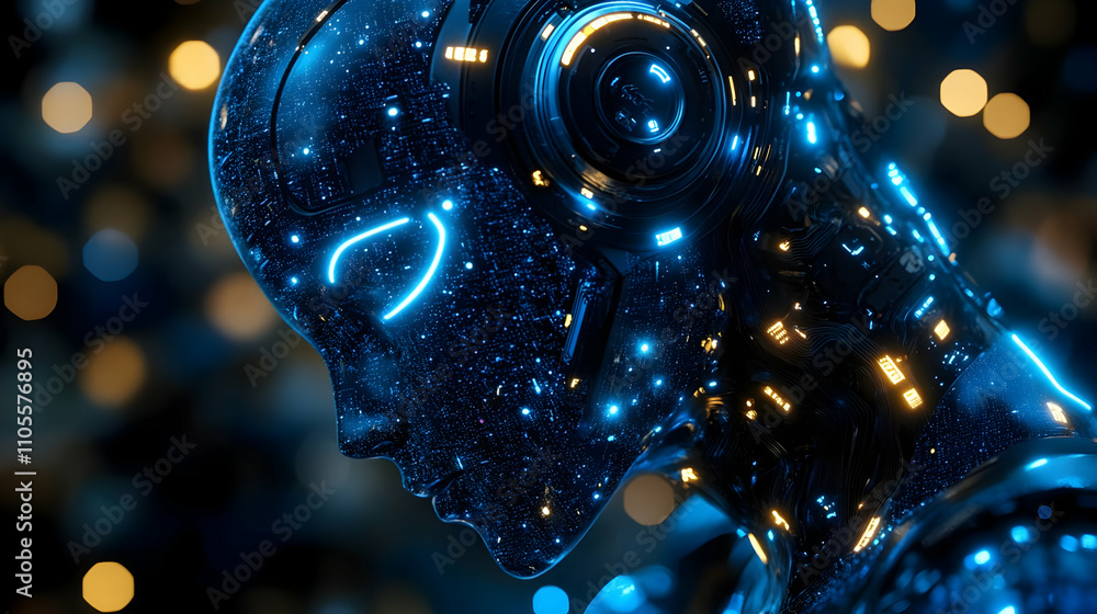 Poster advanced robot design: circuits illuminate ai's future potential