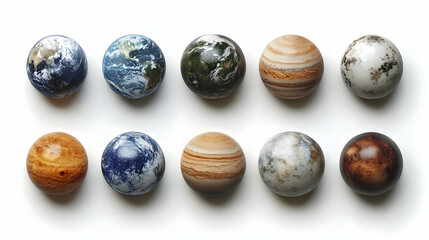 Explore Planets: Detailed Views of Solar System Worlds