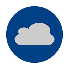 Cloud Storage Icon for Modern Technology
