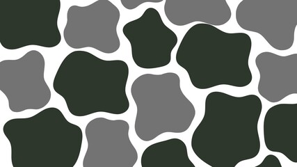 Seamless Holstein Cow Spots Pattern