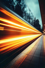 Speed Motion Blur Train Photo