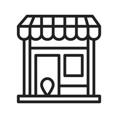 Stores Icon vector image. Suitable for use on web apps, mobile apps, and print media.