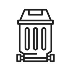 Trash Icon vector image. Suitable for use on web apps, mobile apps, and print media.