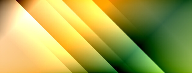 Colorful gradient with lines made of shadow and light. Creative background