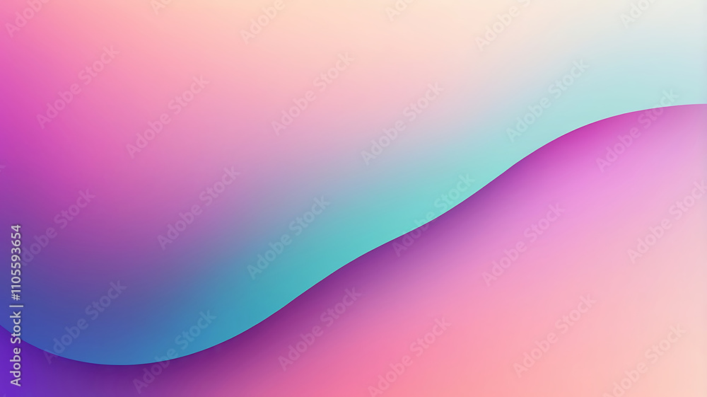 Aufkleber colorful gradient abstract background with soft pastel blending smooth transitions.