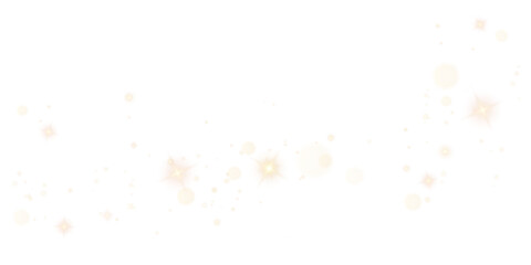 Christmas Dust. Christmas Bokeh Lights. Festive designs. gold png dust light. Christmas background of glowing dust. Sparkle overlay. Holiday powder dust for cards, invitations, banners and adverts.