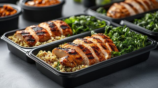 Vibrant meal prep colorful containers for nutrition and immunity