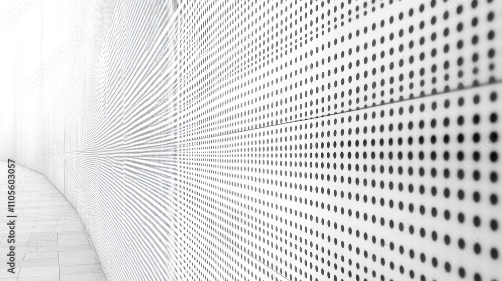 Poster elegant grid with tiny, evenly spaced dots, creating a clean and understated texture for backgrounds