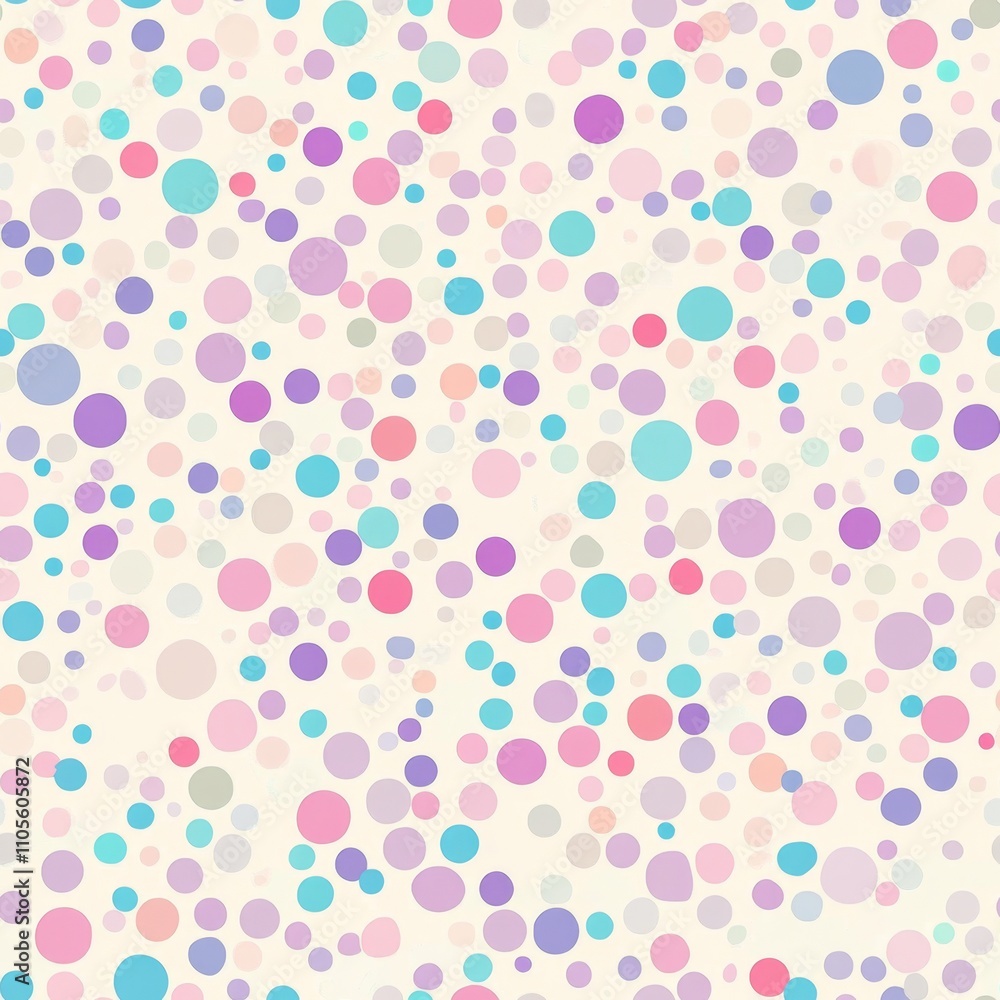 Poster pastel circle pattern background design