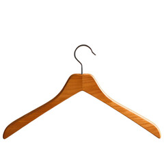 High-End Wooden Clothes Hanger with Metal Hook - Perfect for Organizing and Storing Clothes While Adding a Touch of Elegance to Your Wardrobe