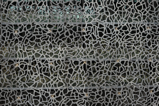 Close-up of Mucem details - Marseille