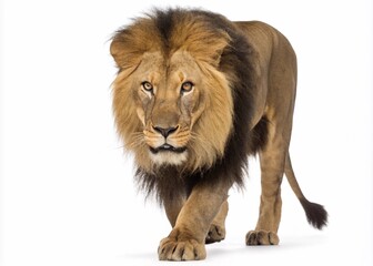 lion king isolated on white background