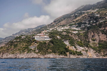 view of the town of Amalfi