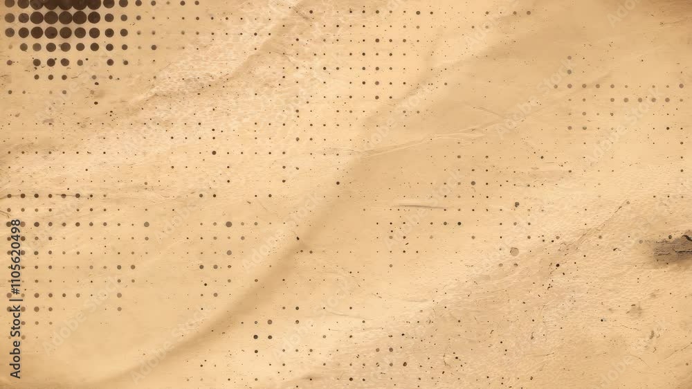Poster Textured background with a retro halftone pattern in earthy tones, suitable for various design projects.
