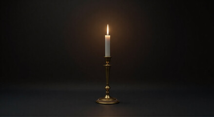 candles on a dark background