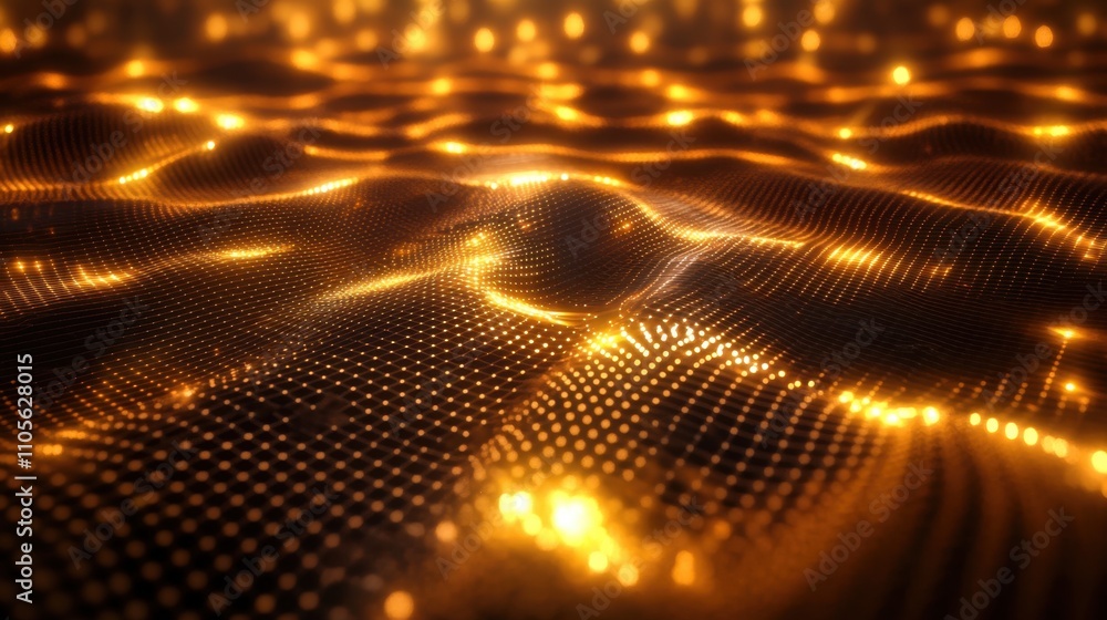 Poster a creative visualization of quantum simulation, showcasing dynamic, glowing models of quantum system