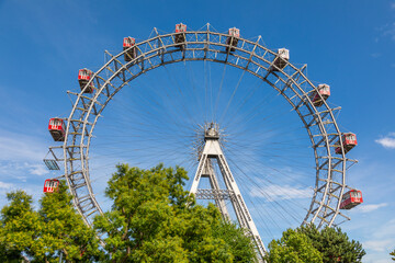 Riesenrad, Giant Ferris Wheel, Prater, Vienna, Austria