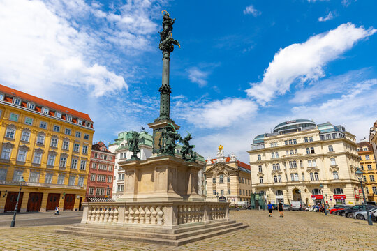 Mariensaule (Marian column), Am Hof square, Vienna, Austria
