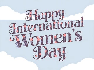 Happy International Womens Day Floral Design
