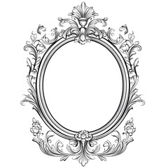 Elegant vintage frame design artistic display decorative art home interior close-up timeless beauty for seo impact