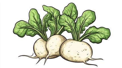Fresh White Turnips: Delicious, Nutritious Root Vegetables