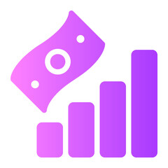 chart gradient icon