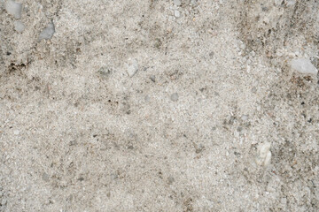 Close-up of light gray construction sand 