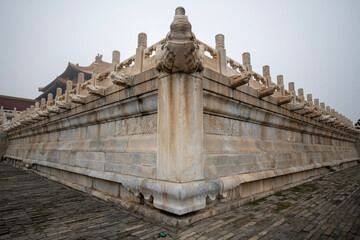 Water dripping beast in the Forbidden City, Beijing