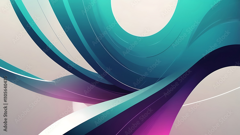 Poster close up of a textured abstract background with a futuristic and smooth dynamic feel.
