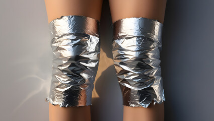 Aluminium foil for medicinal purposes