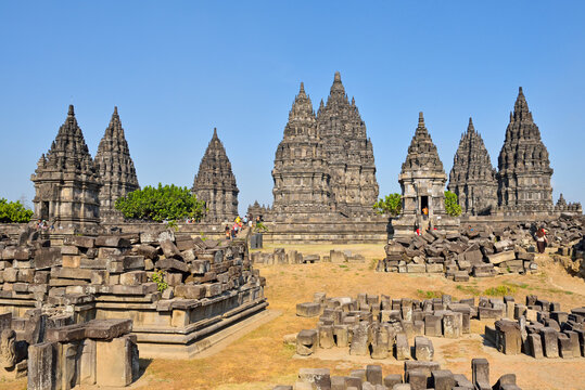 Prambanan Temple Compounds, UNESCO World Heritage Site, region of Yogyakarta, Java island, Indonesia, Southeast Asia