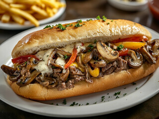 Vegan Hot Dog with Mushrooms and Vegan Cheese – Fresh and Delicious Plant-Based Meal