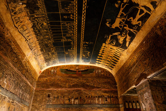 Tomb of Seti I, Valley of the Kings, UNESCO World Heritage Site, Thebes, Luxor, Egypt, North Africa