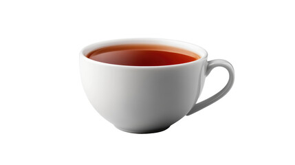 Obraz premium Cup of tea, isolated on white background, clipping path, full depth of field.